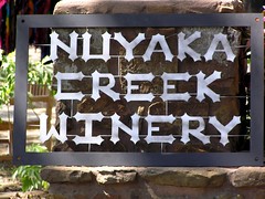 Nuyaka Creek Winery Sign by FreeWine