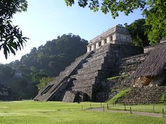 Archaeological site Palenque lost Maya city Chiapas Mexico Latin America