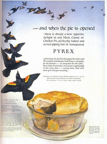 Pyrex Cookware ad, 1924