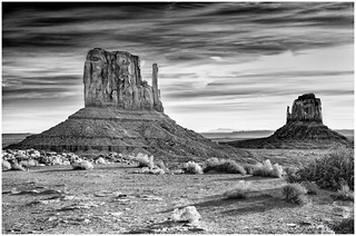 - Dawn at Monument Valley -