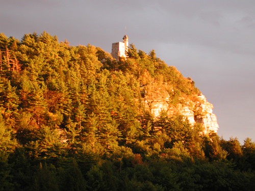 Skytop and tower, Mohonk, New York, September 10, 2001