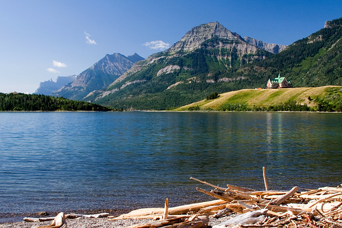 On the Shore of Waterton Lake