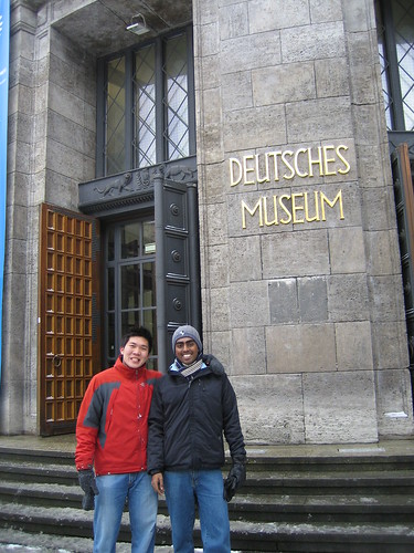 Me and Yucheng in front of the largest Technical Museum in Europe
