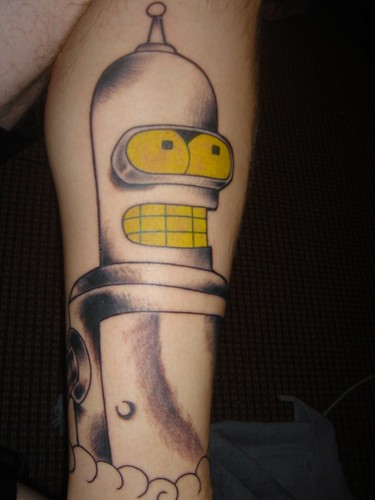 Bender tattoo by calculons evil twin. From calculons evil.