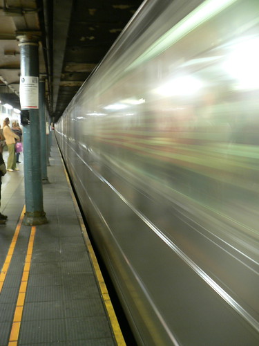 moving subway