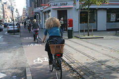 Bicycle lane, Copenhagen