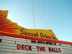 deck the halls at the sunset drive in