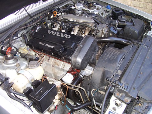 Volvo 740GLT - Under the bonnet by D H Wright, on Flickr
