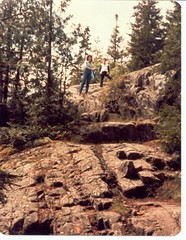Karen Miller and Scott Alan Miller Mountain Climbing in Acadia National Park