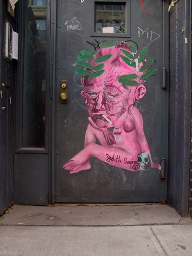 Judith Supine art on Bond Street