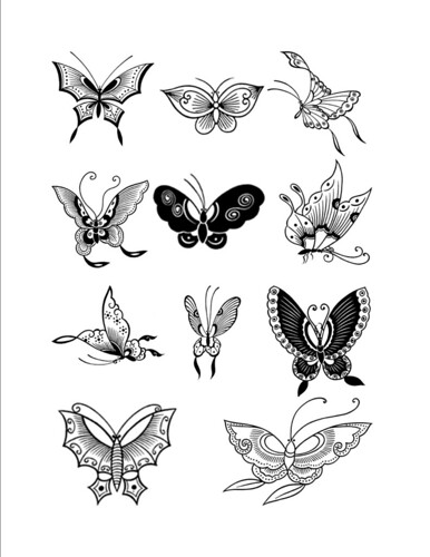 Chinese Butterfly Designs