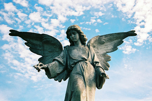 Austin Cemetery Angel by Eric in SF.