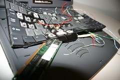 Image of a brokenlaptop