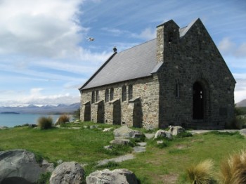 Good Shepherd Chapel at Tekapo, New Zealand