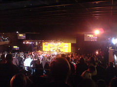Watching Phil Taylor play Raymond Van Barnaveld. During this darts match Raymond produced the third ever broadcasted 9 dart finish. Quality • <a style="font-size:0.8em;" href="http://www.flickr.com/photos/37867910@N00/280180487/" target="_blank">View on Flickr</a>