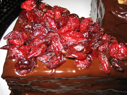 Close-Up On Raspberry Cake