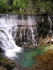 Vintgar Gorge waterfall