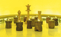 Lobby in the St. Martin's Lane Hotel in London
