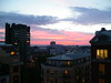 Sunset from roof terrace