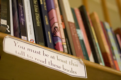 erotica shelf in book store