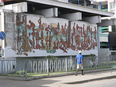 Wall paintings, Port Vila.