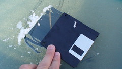 Floppy Disk Ice Scraper