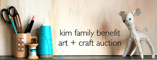the kim family benefit art + craft auction