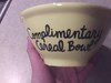 Complimentary Cereal Bowl