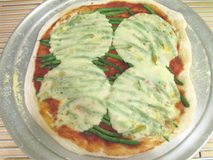 green bean pizza