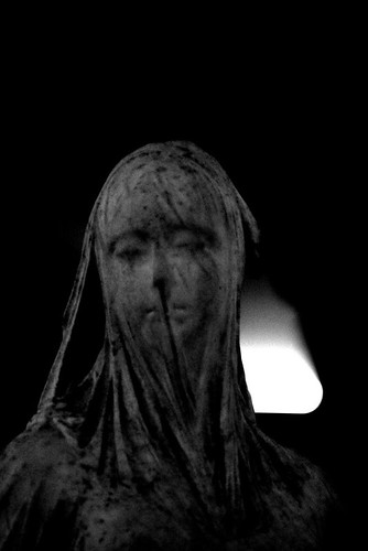 Veiled statue