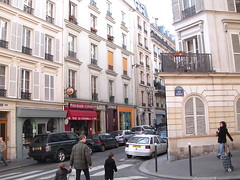 La rue Condorcet à Paris.