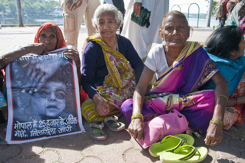 32nd Anniversary, Bhopal Disaster. Main Parade and. Photos: Colin Toogood