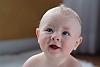 Fuji S5 Pro natural light baby portrait, full resolution