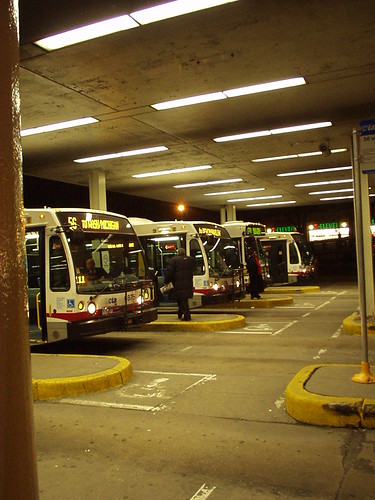 Jefferson Park CTA Bus/El/Metra terminal.