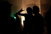 Silhouettes in the club