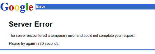 Google down! We have a Google down! by Lachlan Hardy, on Flickr