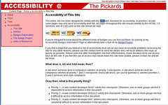 ThePickards site style Jun 2005 - November 2005 (flickr)