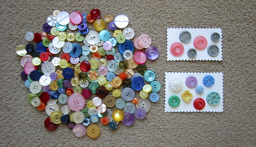 My vintage buttons from the Melrose flea market