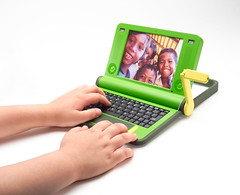 Foto del ordenador de OLPC