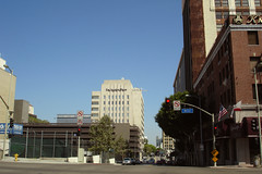 the Los Angeles Times offices