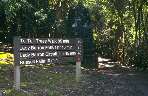 Russell Falls Sign
