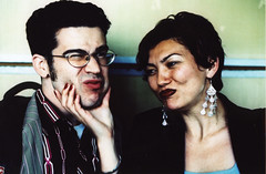 Chris Pirillo and Ponzi @ Gnomedex 2005