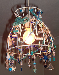 lampshade chandelier