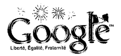 Google Bastille Day Logo