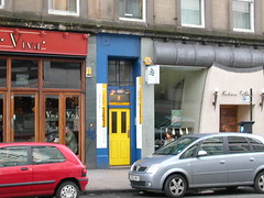 Glasgow Buddhist centre front door