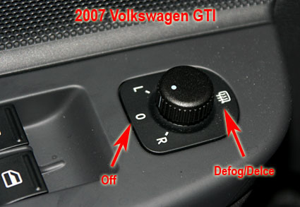 2007 GTI Defog Switch