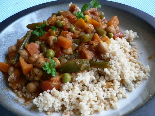 Moroccan-Inspired Vegetable and Chickpea Stew