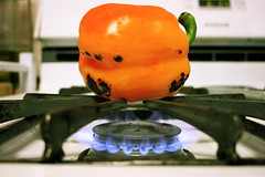 Roasting a Pepper