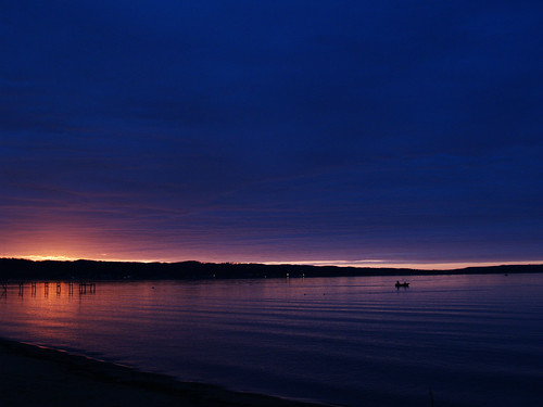 Sunset on West Grand Traverse Bay