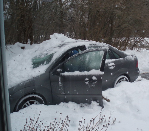 Snow car door
